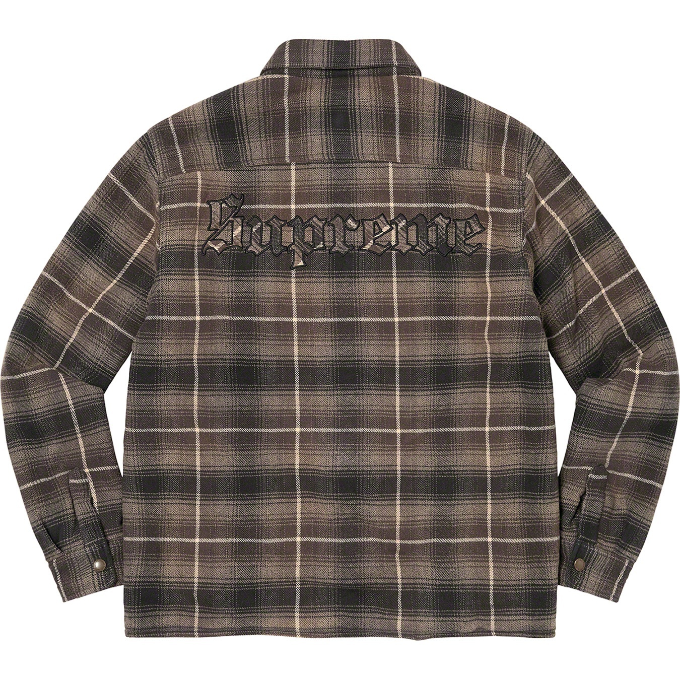 Shearling Lined Flannel Shirt view 10